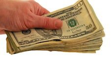 Money in hand